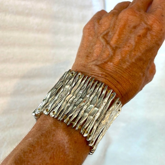 Chico’s Stretch Silver Cuff - Picture 5 of 7